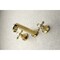 Kingston Brass Roman Tub Faucet, 3, Wall Mount, Polished Brass KS4022AX - alternate 3